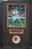 Cleveland Browns Bernie Kosar SIGNED 8x10 Framed Photo PSA COA