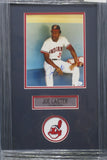 Cleveland Indians Joe Carter SIGNED 8x10 Framed Photo JSA COA