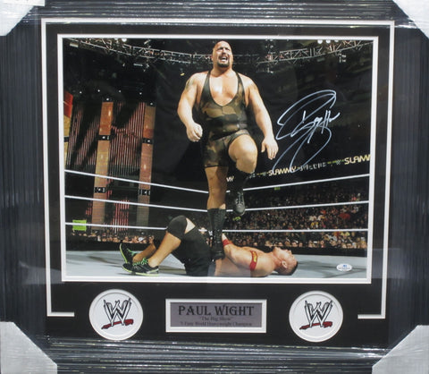 Paul "Big Show" Wight SIGNED 16x20 Framed Photo WITH COA