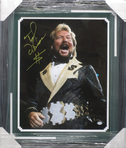 Ted DiBiase SIGNED 16x20 Framed Photo PSA COA