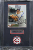 Minnesota Twins Harmon Killebrew SIGNED 8x10 Framed Photo WITH COA