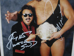 WWE Jimmy Hart & Paul Wight SIGNED 8x10 Framed Photo WITH COA