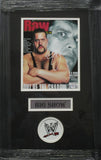 Big Show WWE SIGNED VINTAGE 8x10 Framed Raw Magazine PSA COA