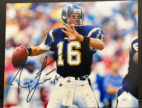 San Diego Chargers Ryan Leaf Signed 8x10 with JSA COA