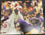 Washington State Cougars Ryan Leaf Signed 11x14 with JSA COA