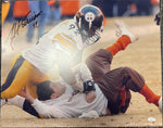 Pittsburgh Steelers James Harrison Signed 16x20 with JSA COA