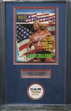 Lex Luger SIGNED 8x10 Framed 1993 Wrestle America Magazine WITH COA