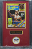 Hulk Hogan SIGNED 8x10 Framed 1990 Wrestling World Magazine WITH COA