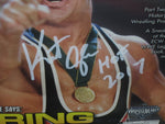 Kurt Angle SIGNED 8x10 Framed 2006 Smackdown Magazine WITH COA