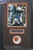 Cleveland Browns Leroy Kelly SIGNED 8x10 Framed Photo WITH COA