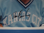 Kansas City Royals Dan Quisenberry SIGNED 8x10 Framed Photo WITH COA