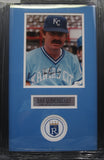 Kansas City Royals Dan Quisenberry SIGNED 8x10 Framed Photo WITH COA