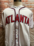 Atlanta Braves John Smoltz Signed White Jersey with RADTKE COA