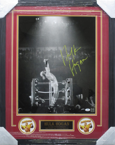 Hulk Hogan SIGNED 16x24 Framed Photo WITH COA