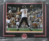 Texas Tech Patrick Mahomes SIGNED 16x20 Framed Photo BECKETT COA