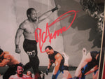 WWE Bradshaw & Farooq SIGNED 8x10 Framed Photo WITH COA