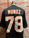 Cincinatti Bengals Anthony Munoz Signed Prostyle Custom Jersey with Beckett COA