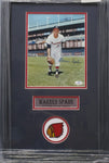 Milwaukee Braves Warren Spahn SIGNED 8x10 Framed Photo WITH COA