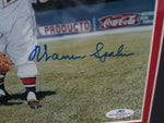 Milwaukee Braves Warren Spahn SIGNED 8x10 Framed Photo WITH COA