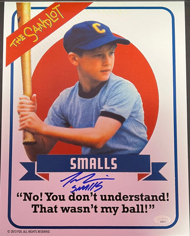 Tom Guiry "Smalls" Signed 11x14 The Sandlot with JSA COA