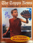 Marty York aka ALAN "YEAH-YEAH" MCCLENNAN "THE SANDLOT" SIGNED 11x14 w/ JSA COA