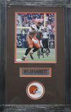 Cleveland Browns Myles Garrett SIGNED 8x10 Framed Photo JSA COA