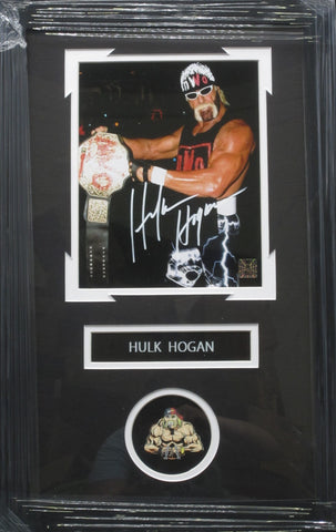 Hulk Hogan SIGNED 8x10 Framed Photo WITH COA