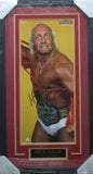 SIGNED Hulk Hogan Framed 1985 Magazine Poster PSA COA