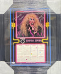 Twisted Sister Lead Singer Daniel "Dee" Snider Signed Calendar Framed & Matted with JSA COA