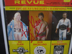 Ric Flair SIGNED 8x10 Framed 1982 Wrestling Revue Magazine PSA COA