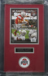 Ohio State Ezekiel Elliott SIGNED 8x10 Framed 2015 NFL Playoffs Sports Illustrated Magazine WITH COA