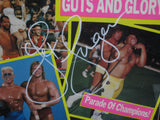 Lex Luger SIGNED 8x10 Framed 1988 Inside Magazine PSA COA