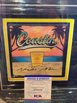 Niko Moon Signed Coastin' EP CD Flat Framed & Matted with PSA COA