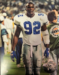 Dallas Cowboys Tony Tolbert Signed 11x14 with Inscription with JSA COA