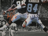 Cleveland Browns Reggie Langhorne & Webster Slaughter SIGNED 11x14 Framed Photo JSA COA