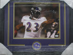 Baltimore Ravens Willis McGahee SIGNED 11x14 Framed Photo JSA COA