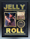 Jelly Roll Custom Signed Collage with Photo, CD, and Insert Framed & Suede Matted with PSA COA