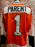 Philadelphia Flyers Bernie Parent Signed Jersey with Beckett COA