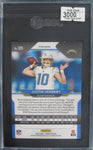 Justin Herbert Rookie 2020 Panini Prizm Light Blue 9.5 Mint SGC Graded