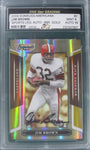 Jim Brown 2008 Donruss Americana Auto Mir Gold Five Star Grading Mint 9 Auto 10