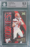 Baker Mayfield 2018 Panini XR Xtreme Rookies Black #1 Beckett 8.5 Graded Card