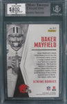 Baker Mayfield 2018 Panini XR Xtreme Rookies Black #1 Beckett 8.5 Graded Card