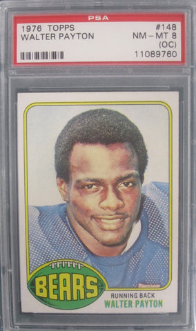 Walter Payton 1976 Topps #148 PSA Graded NM MT 8  Card