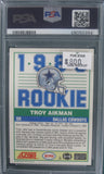 Troy Aikman 1989 Rookie Score Autographed #270 PSA DNA Certified