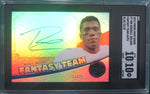 Russell Wilson 2012 Press Pass Show Fantasy Team Auto Blue 23/25 SGC Gem Mt 10 Auto 10 Card