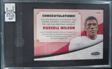 Russell Wilson 2012 Press Pass Show Fantasy Team Auto Blue 23/25 SGC Gem Mt 10 Auto 10 Card