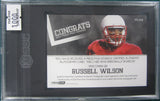 Russell Wilson 2012 Press Pass Signings Gold 71/199 SGC GM 10 Auto 10 Card