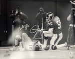 Randall Cunningham and Lawrence Taylor Signed 16x20 with Beckett COA