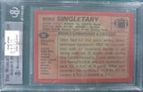 1983 Topps #38 Mike Singletary Chicago Bears Beckett Authentic Autograph Card