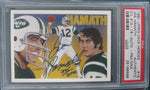 1991 Upper Deck Heroes #18 Joe Namath New York Jets PSA/DNA Auto Card